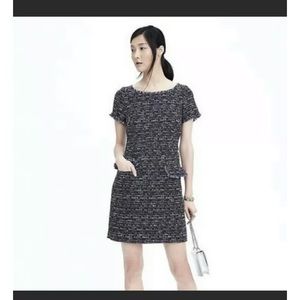 NWT Banana Republic Tweed Shift Dress size 0